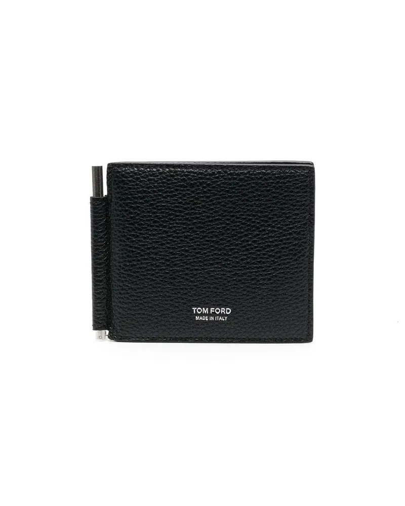 Tom Ford Kartenetui mit Klappe - Schwarz Schwarz