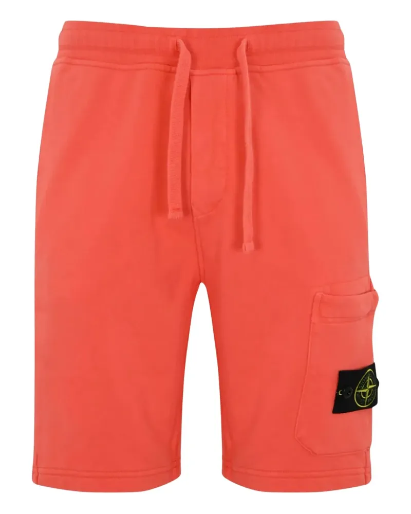Stone Island Compass-badge track shorts - Orange Orange