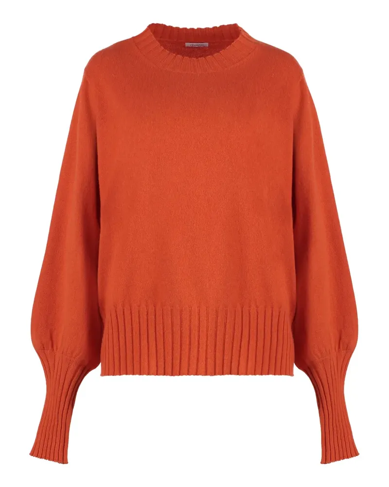 Malo Gestrickter Pullover - Orange Orange