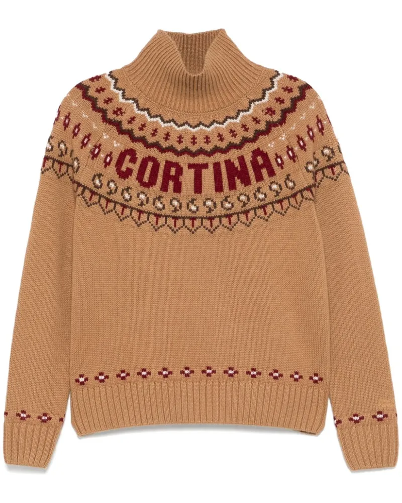 MC2 Saint Barth Meghan Nordic Pullover - Braun Braun