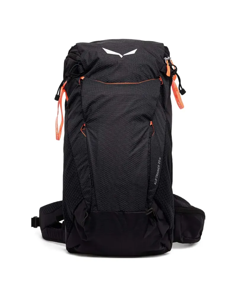 Salewa Rucksack mit Reißverschluss - Schwarz Schwarz