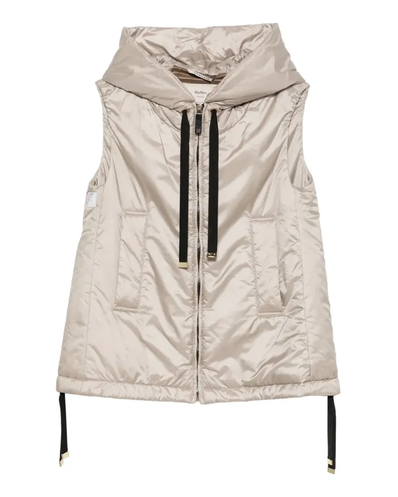 Max Mara The Cube Kapuzenweste - Braun Braun