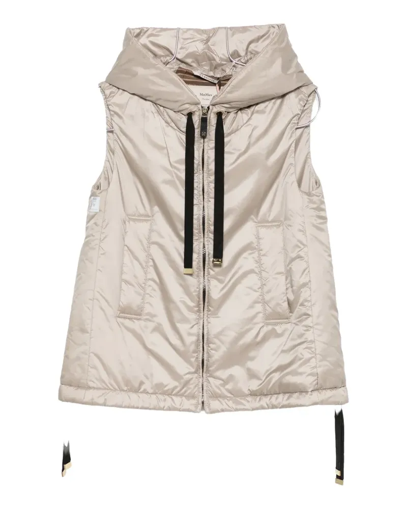 Max Mara The Cube Kapuzenweste - Braun Braun