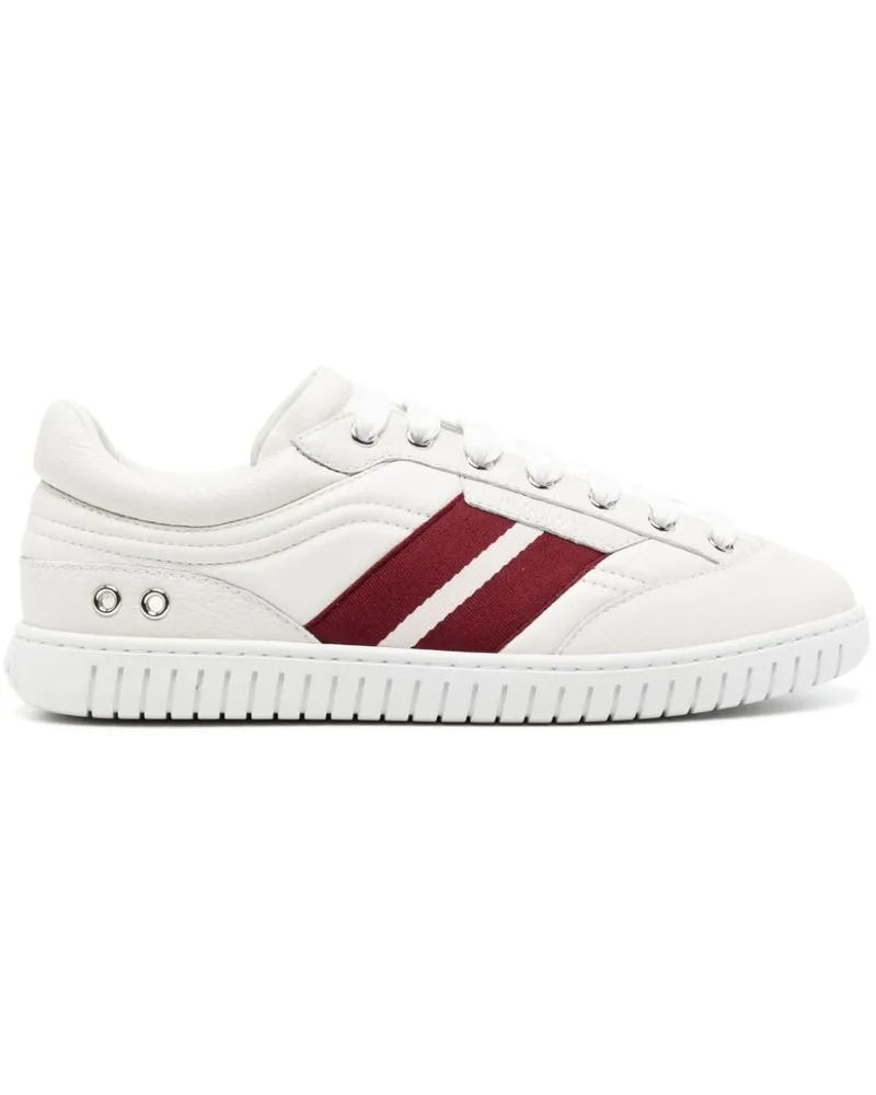 Bally Sneakers mit Kontrasteinsatz - Weiß Weiß