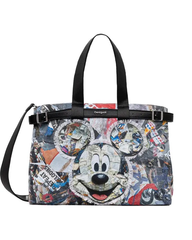 Desigual x Disney Mickey Mouse print tote bag - Weiß Weiß