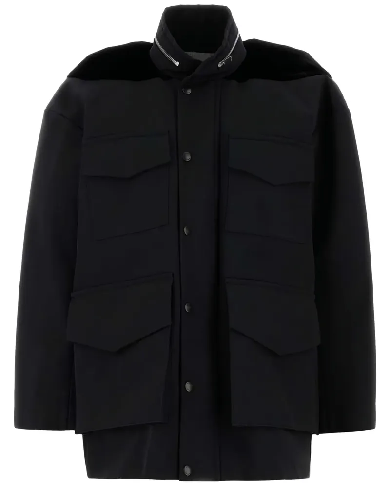 Sacai Jacke aus Ripsband - Schwarz Schwarz