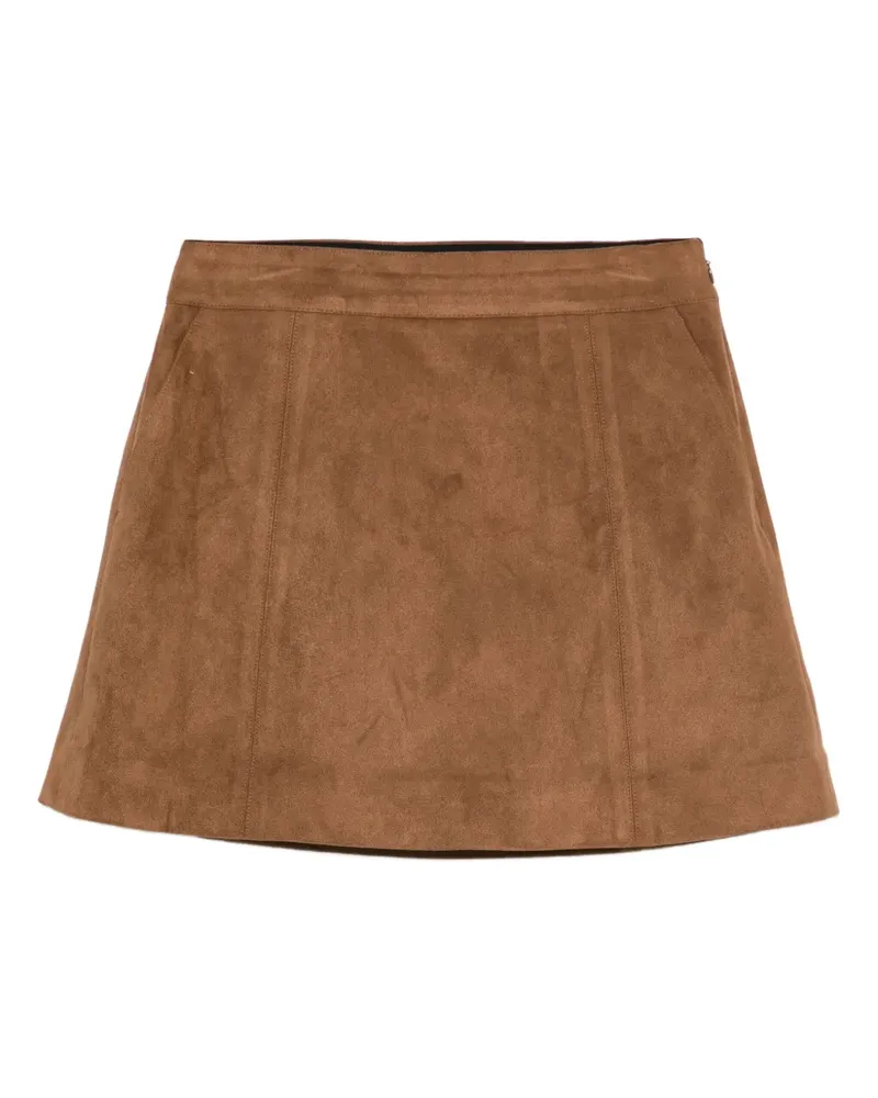 Dunst high-waisted A-line skirt - Braun Braun