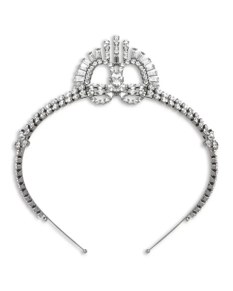 Jennifer Behr x Julia Hobbs Elodie Tiara mit Kristallen - Silber Silber
