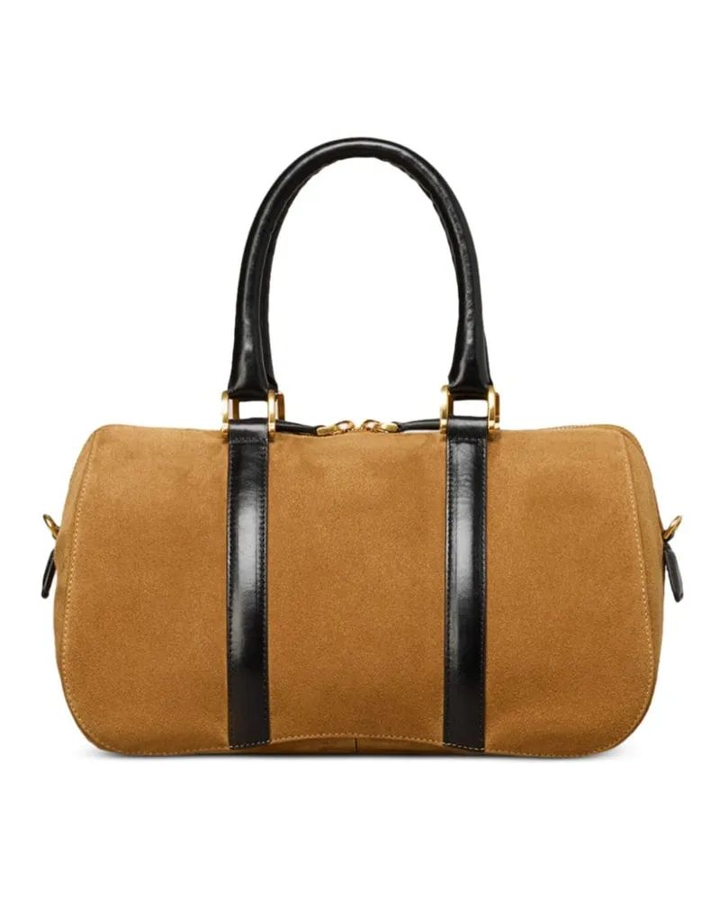 AMI Paris Boston Tote Bag aus Wildleder - Braun Braun
