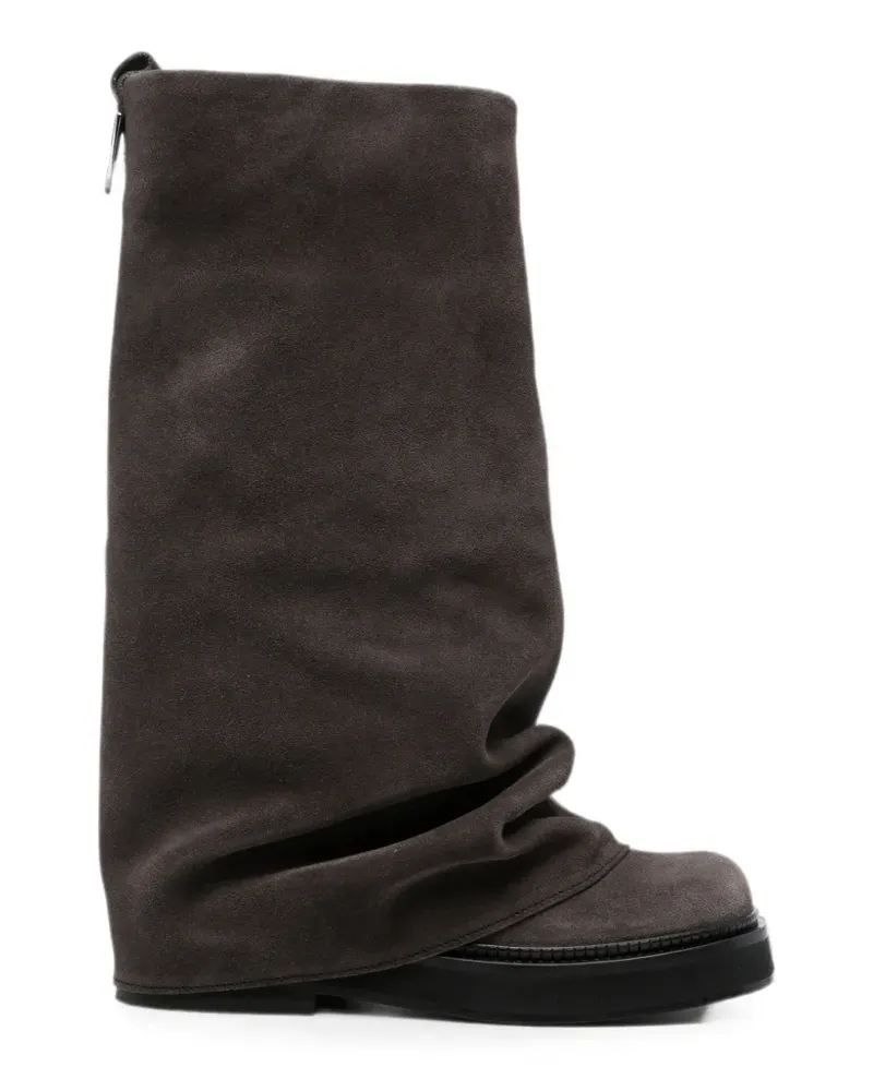 ATTICO Stiefel aus Wildleder - Grau Grau
