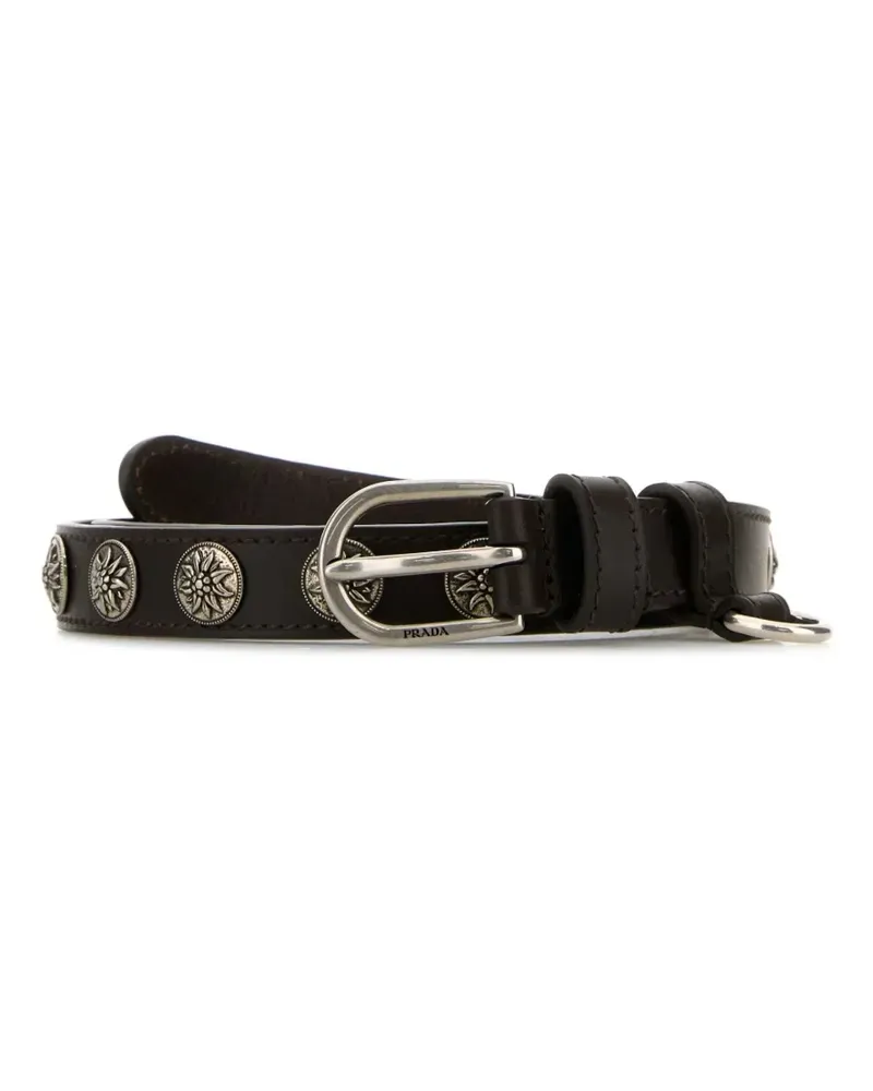 Prada Gürtel aus Leder - Braun Braun
