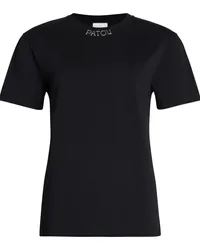 Patou Art-Deco T-Shirt Schwarz