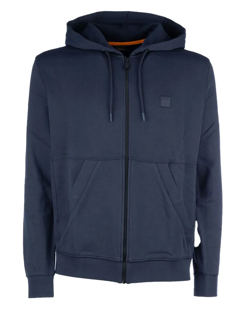 HUGO BOSS Kapuzenjacke mit Logo - Blau Blau
