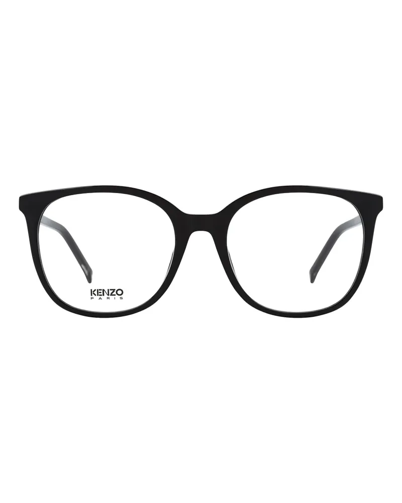 Kenzo Brille mit rundem Gestell - Schwarz Schwarz
