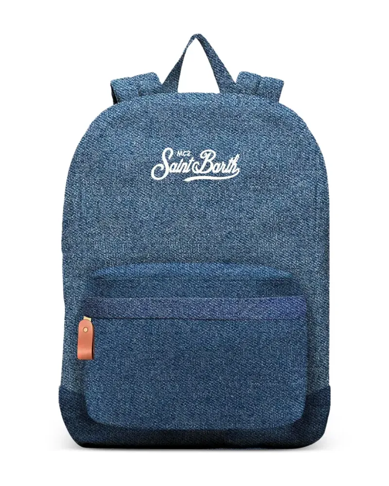 MC2 Saint Barth Rucksack mit Logo - Blau Blau