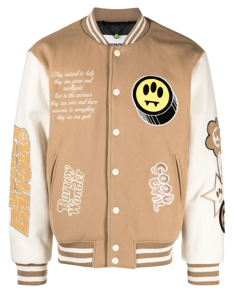 BARROW Bomberjacke im College-Look - Braun Braun