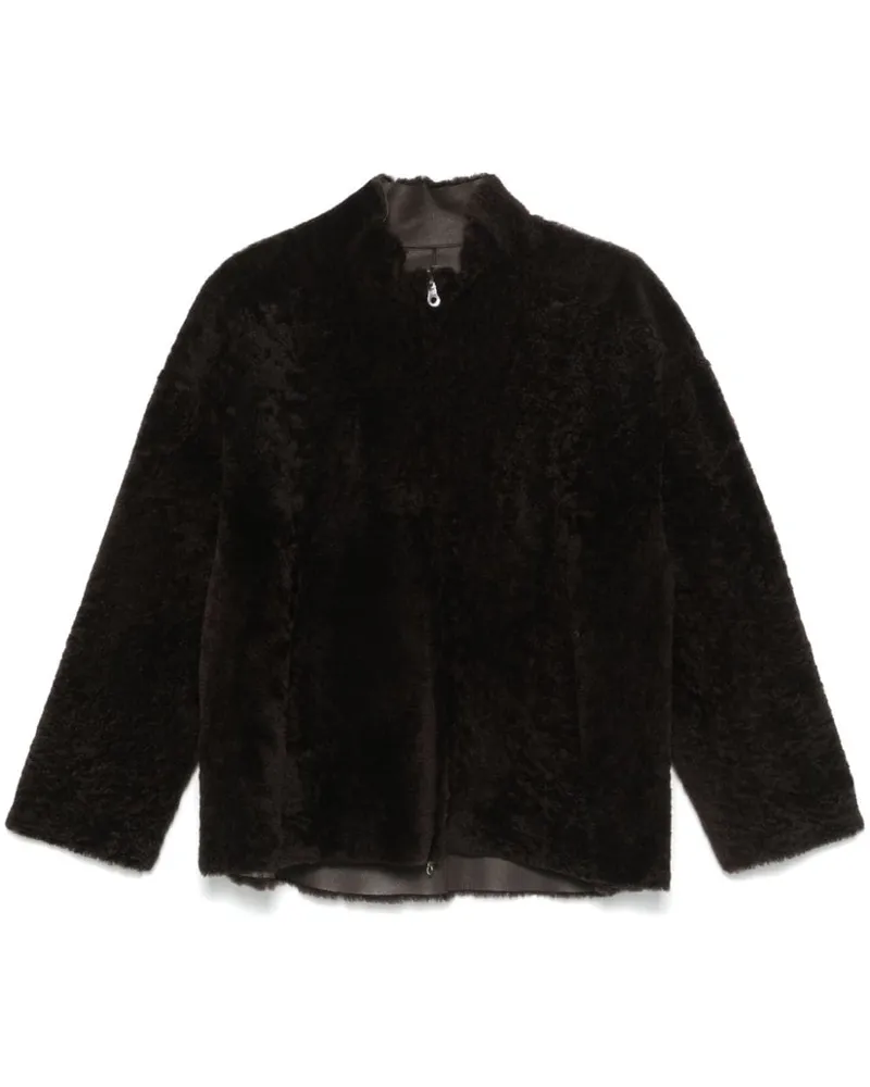 DESA Jacke aus Faux Shearling - Braun Braun