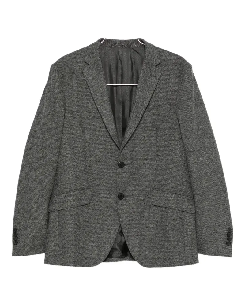 Etro notched-lapels blazer - Grau Grau