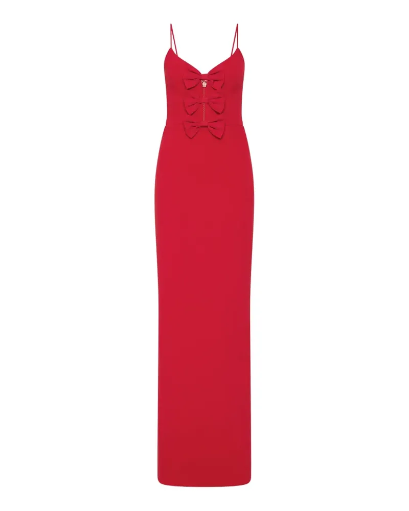 Rebecca Vallance Precious bow-embellished cutout gown - Rot Rot
