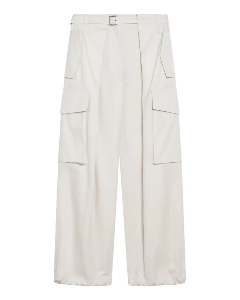 Loewe Cargohose aus Baumwolle und Seide - Nude Nude