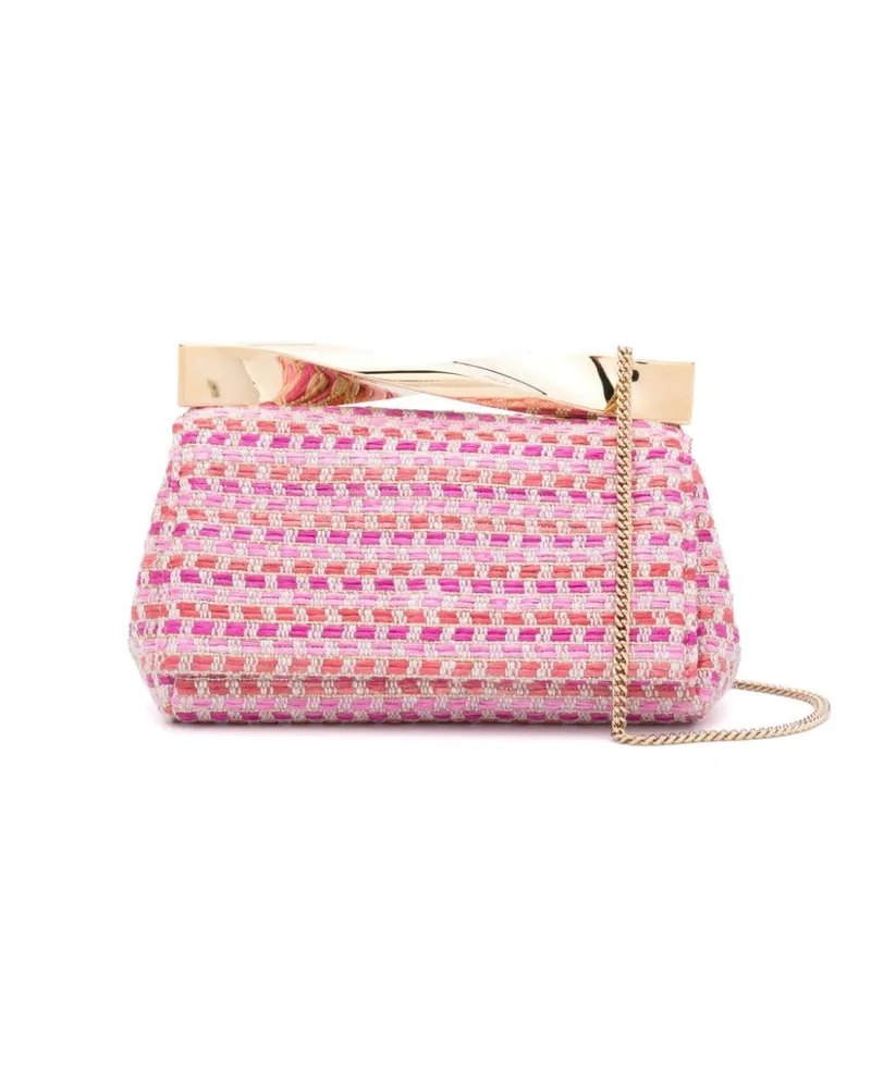 Aquazzura Mini Twist Cloud Clutch - Rosa Rosa
