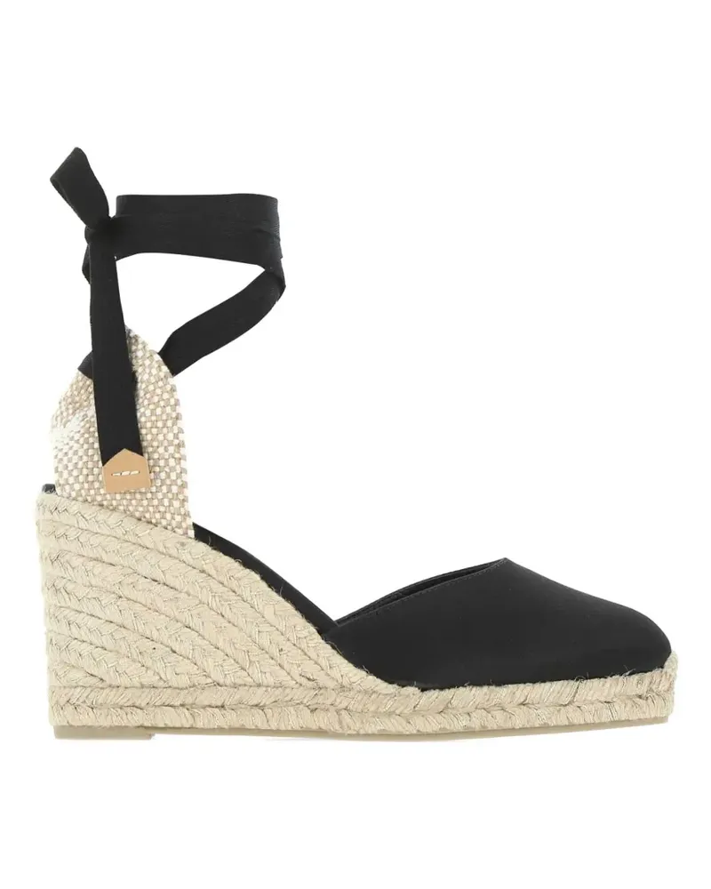 Castañer Carina woven canvas espadrilles - Schwarz Schwarz