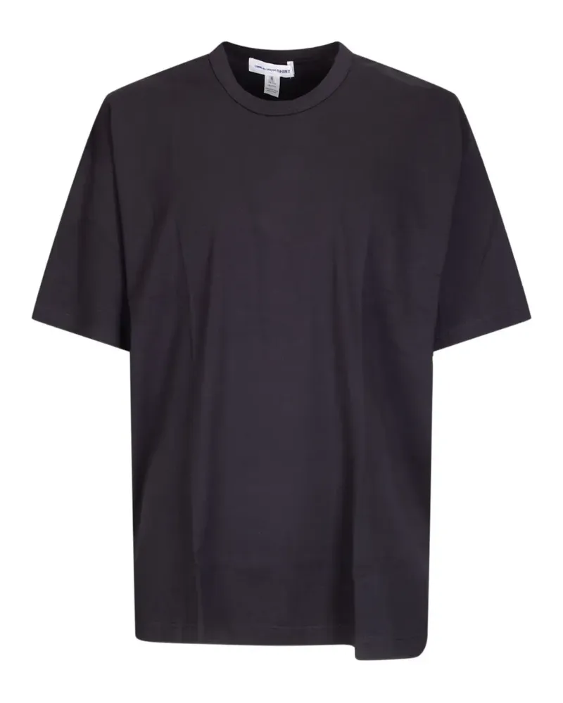 Comme des Garçons Gestricktes T-Shirt - Schwarz Schwarz