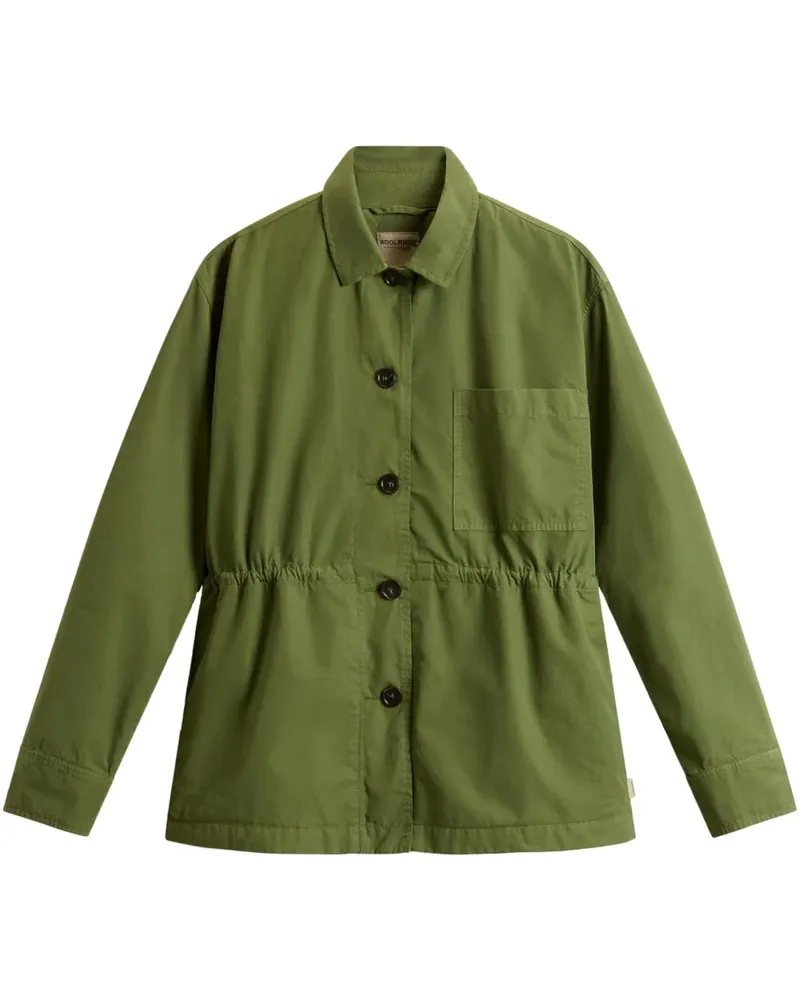 Woolrich Hemdjacke aus Baumwolle - Grün Grün