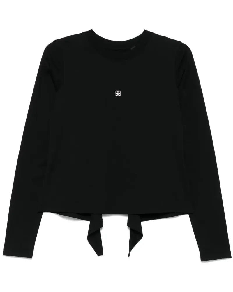 Givenchy Rückenfreies T-Shirt - Schwarz Schwarz