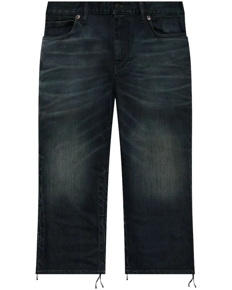 Balenciaga Klassische Jeans-Shorts - Schwarz Schwarz