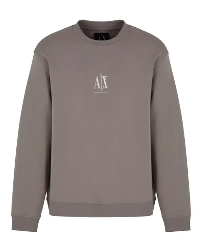 Armani Exchange logo-detail sweatshirt - Grau Grau