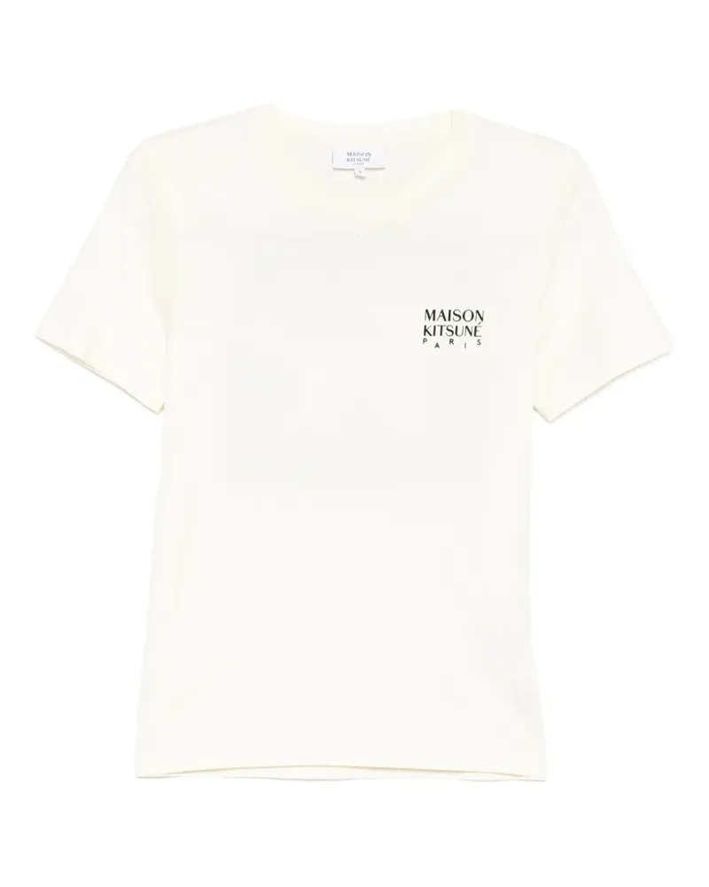 Kitsuné GALLERY FOX T-Shirt - Weiß Weiß