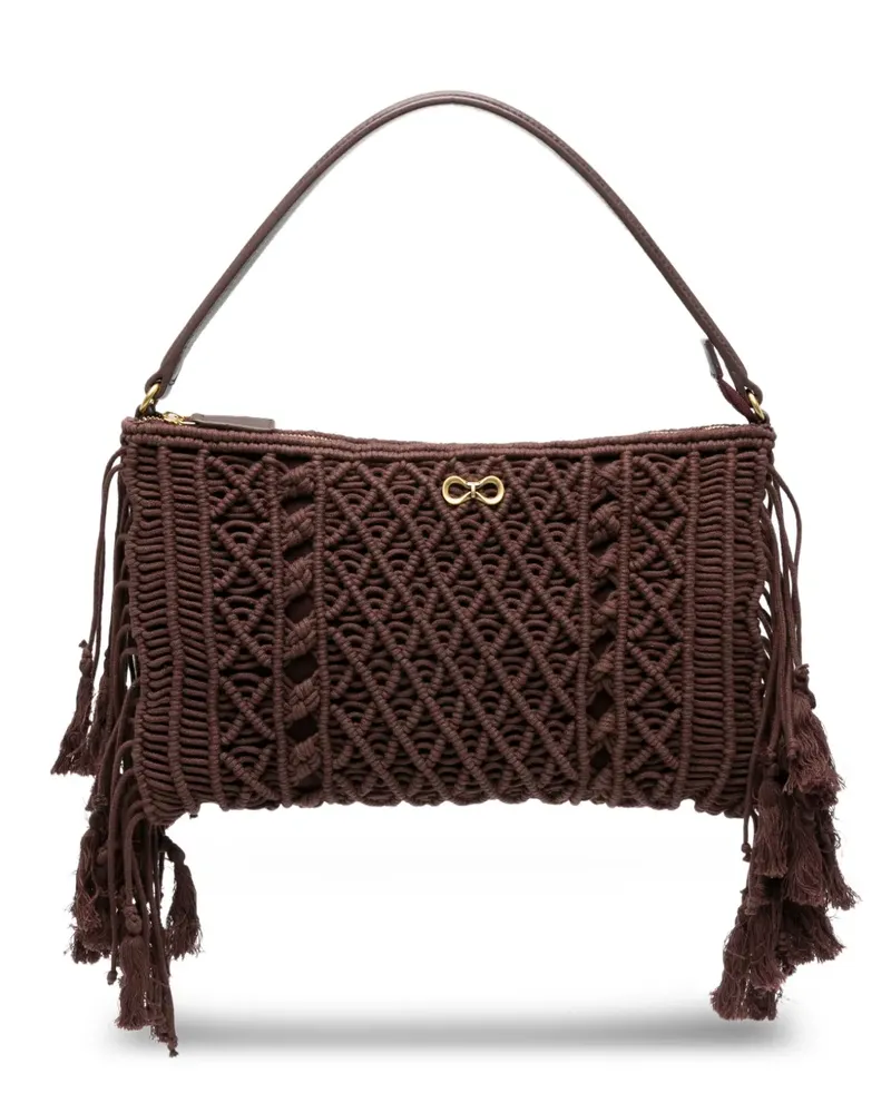 Twin-Set logo-detail shoulder bag - Braun Braun