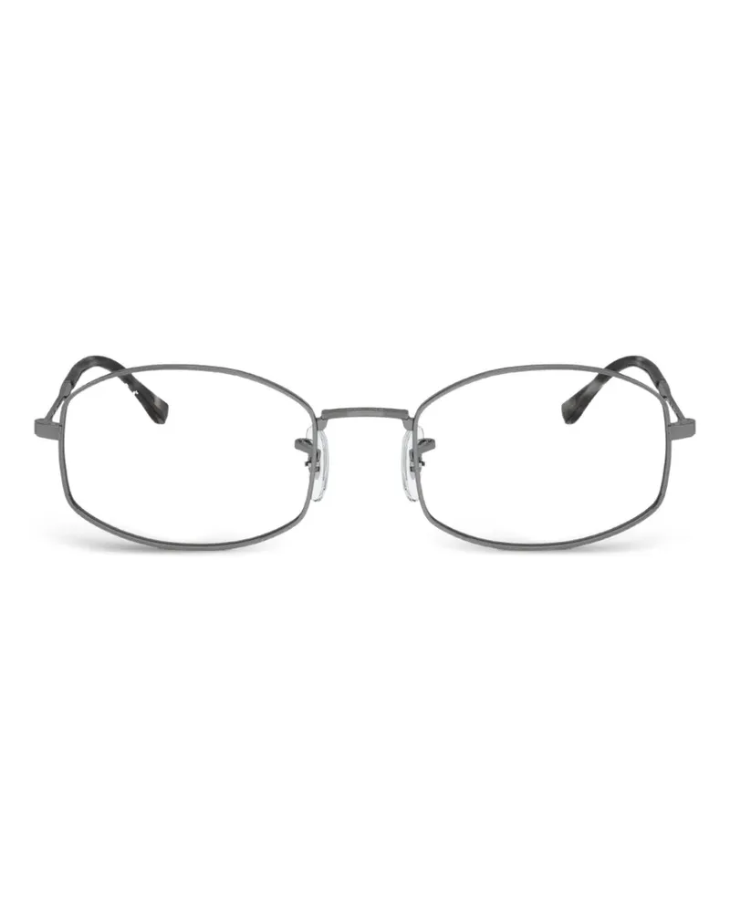 Ray Ban Brille mit eckigem Gestell - Grau Grau