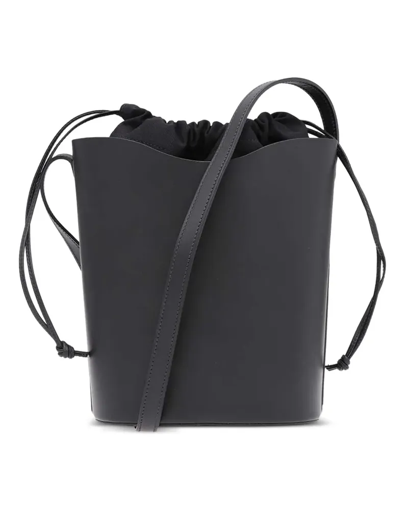 IL BISONTE Beuteltasche mit Kordelzug - Schwarz Schwarz