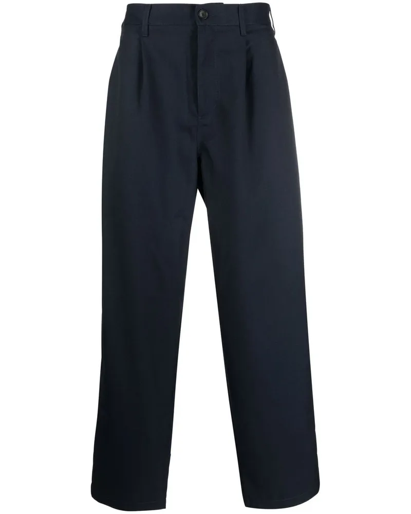 Stüssy Weite Straight-Leg-Hose Blau