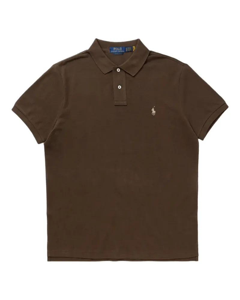 Ralph Lauren Poloshirt mit Logo - Braun Braun