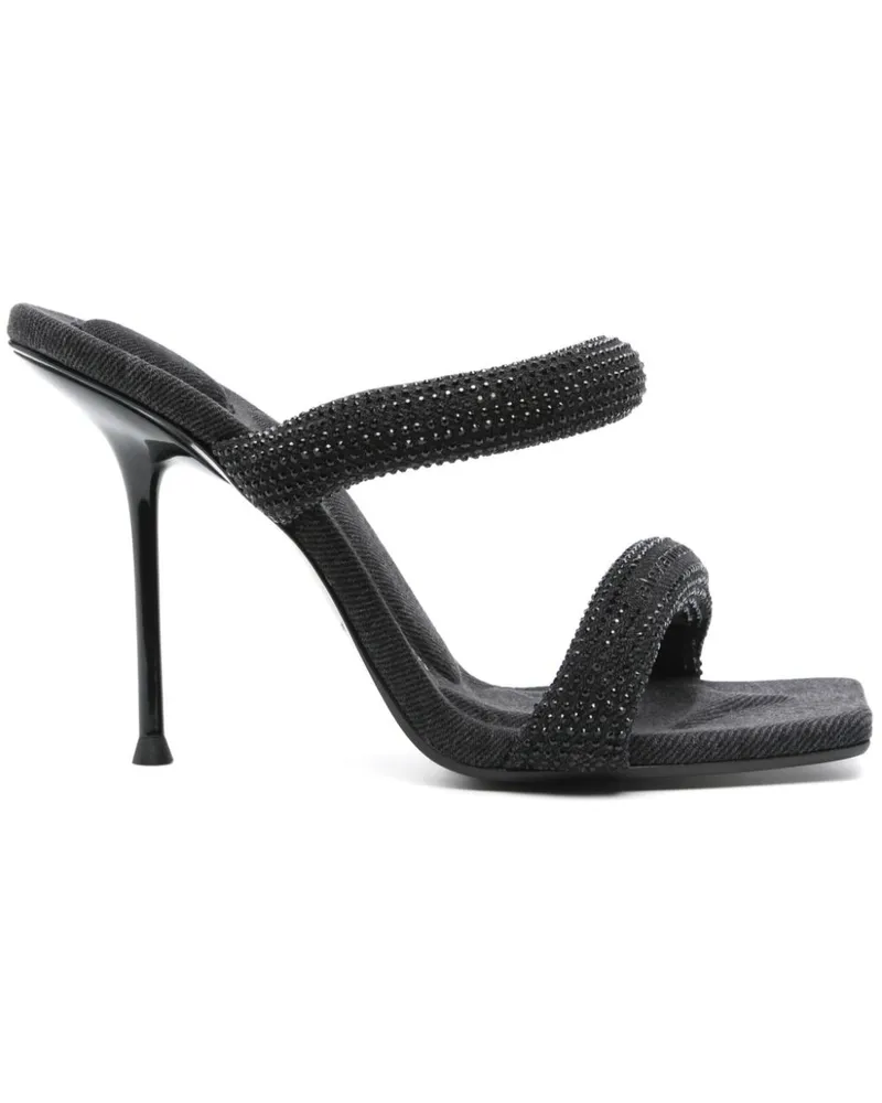Alexander Wang Julie Tubular Sandalen 105mm - Schwarz Schwarz