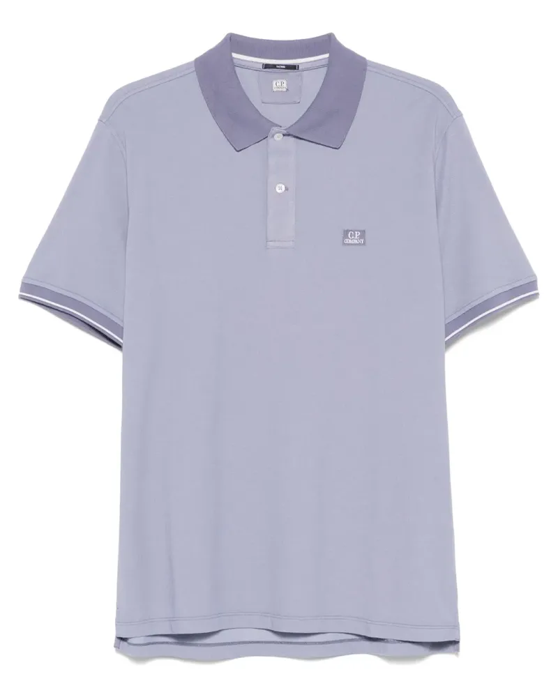 C.P. Company Poloshirt mit kurzen Ärmeln - Blau Blau