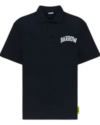 BARROW Poloshirt mit Logo-Print Schwarz