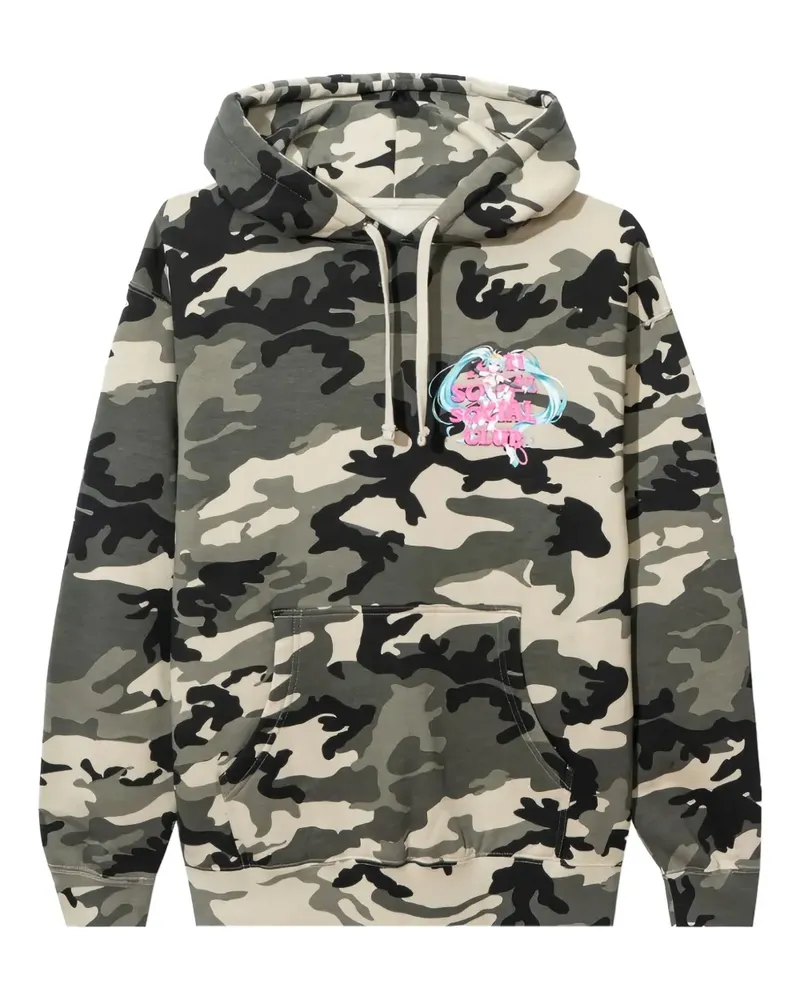 Anti Social Social Club Good Smile Racing Hoodie - Grün Grün
