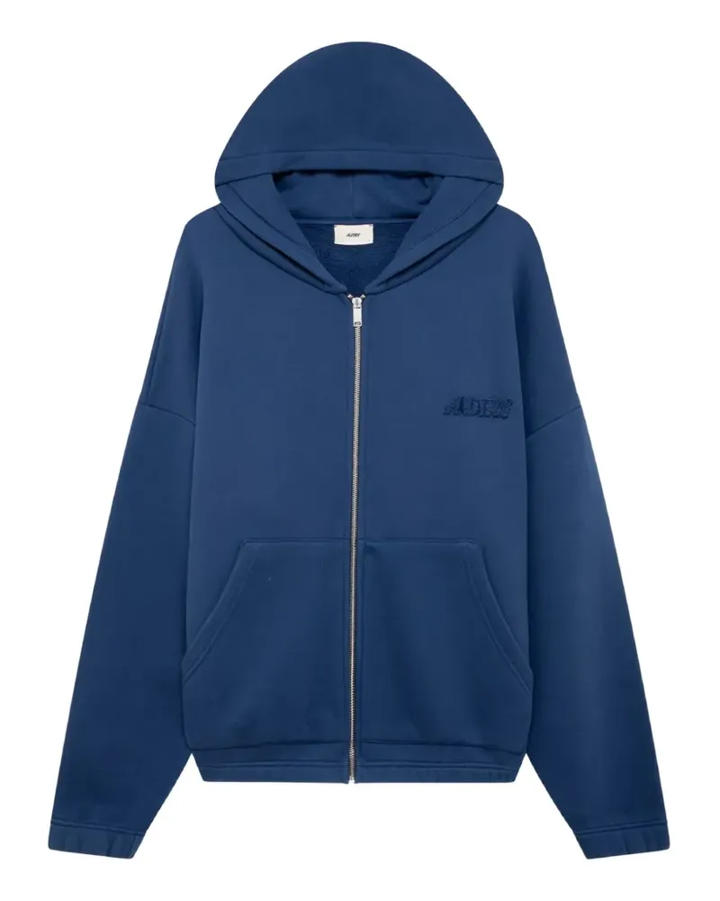 AUTRY Kapuzenjacke mit Logo - Blau Blau