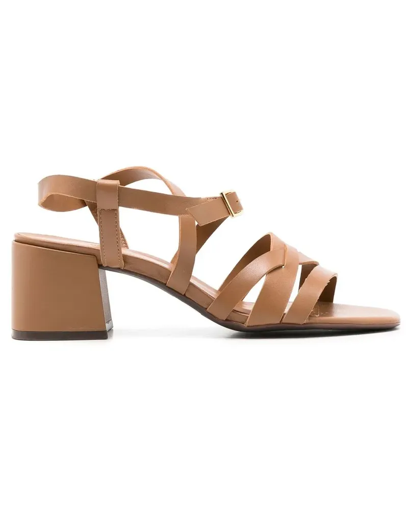 Sarah Chofakian Lygia Sandalen 65mm - Braun Braun