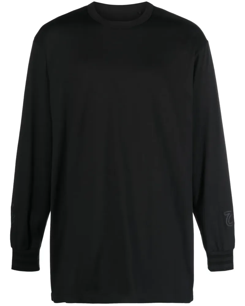 Y-3 GFX T-Shirt mit Logo-Prägung - Schwarz Schwarz