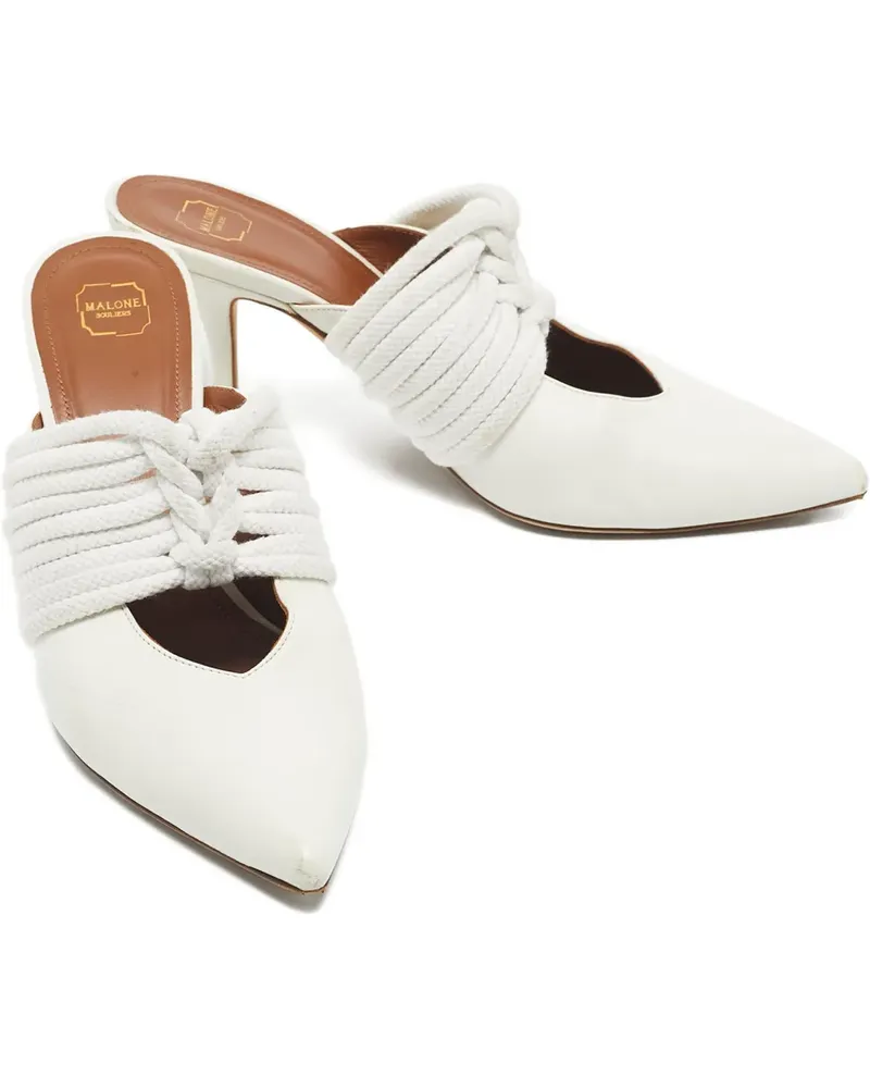 Malone Souliers Klassische Mules - Weiß Weiß
