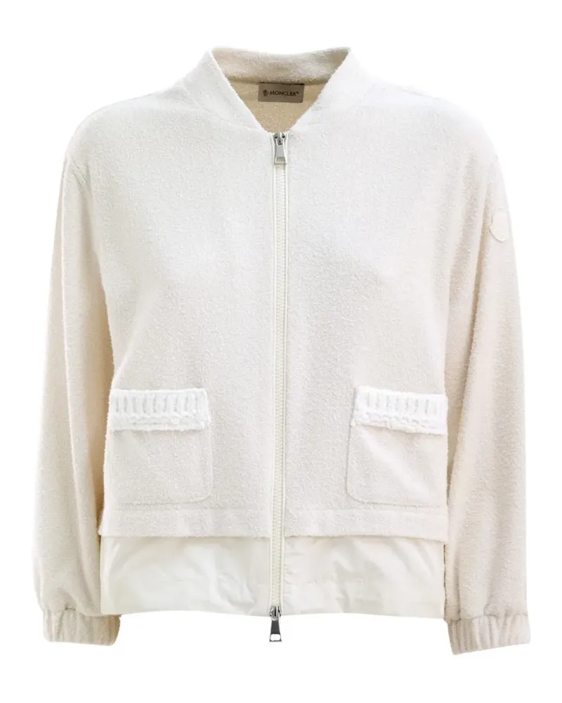 Moncler zip-fastening cardigan - Nude Nude