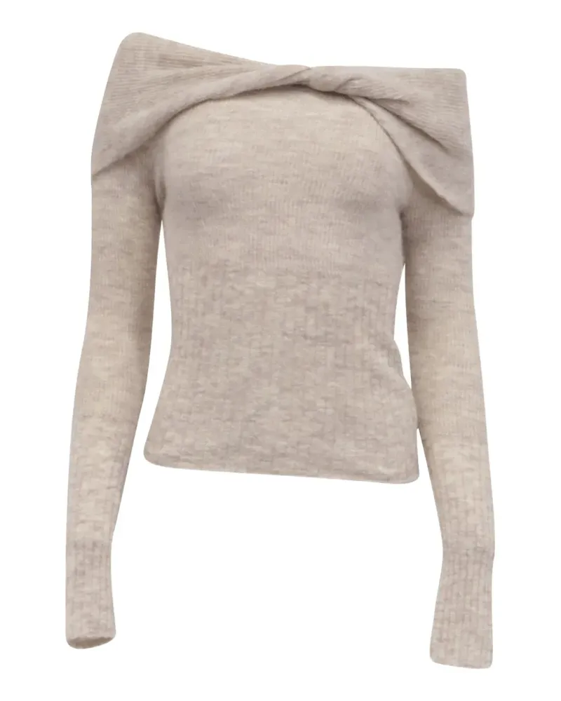 Reformation Schulterfreier Florie Pullover - Nude Nude