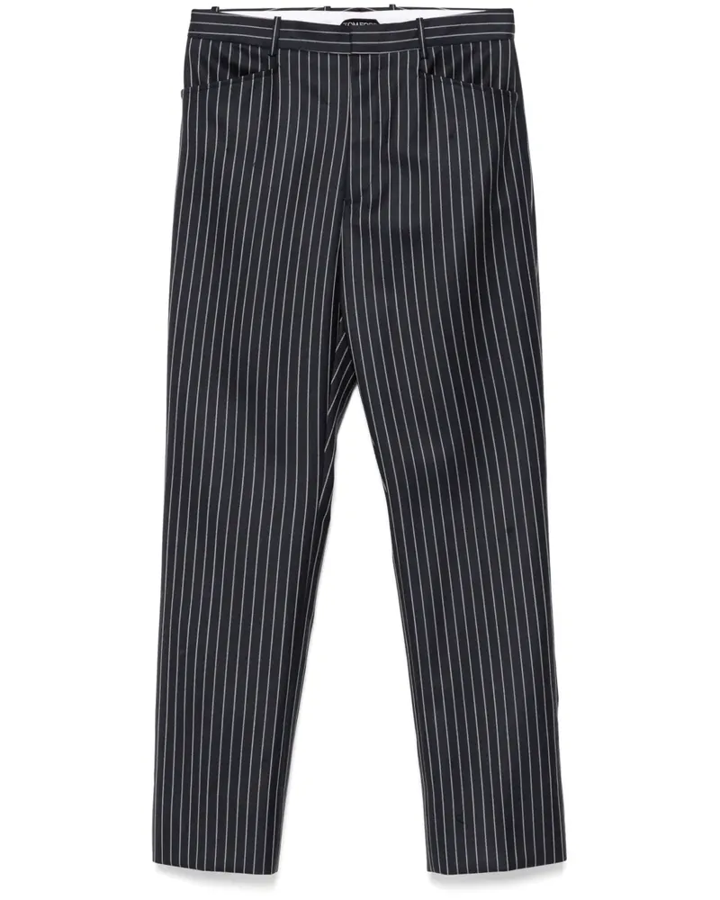 Tom Ford Gestreifte Hose - Blau Blau