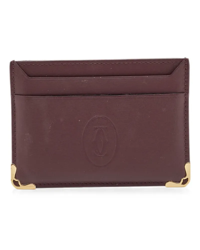 Cartier Must de  leather card holder - Braun Braun