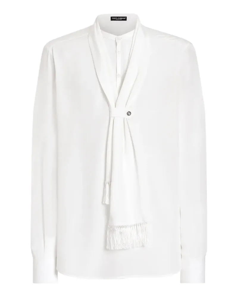 Dolce & Gabbana Martini Hemd - Weiß Weiß